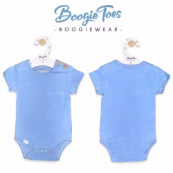Blue Boogie Tees Bodysuit Tshirt - Natural Wood Button - Thumbnail 5