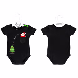 Xmas Black Boogie Tee's Crazy Pocket - Thumbnail 3