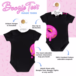 Astronaut White Boogie Tee's Huggie Toons - Thumbnail 4