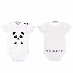 Panda Bum White Boogie Tee's Funny Tails - Thumbnail 3