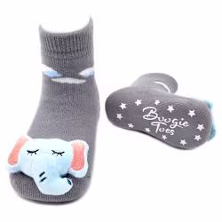 Sleepy Elephant Boogie Toes Rattle Socks - Thumbnail 1