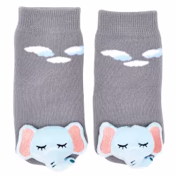 Sleepy Elephant Boogie Toes Rattle Socks - Thumbnail 2