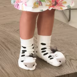 Zebra Boogie Toes Rattle Socks - Thumbnail 3