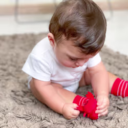 Red Crabby Boogie Toes Rattle Socks - Thumbnail 4