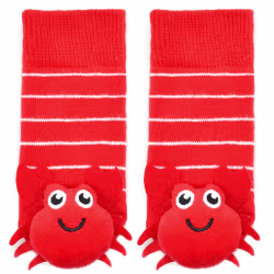 Red Crabby Boogie Toes Rattle Socks - Thumbnail 5
