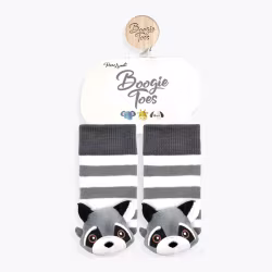 Clever Raccoon Boogie Toes Rattle Socks - Thumbnail 3