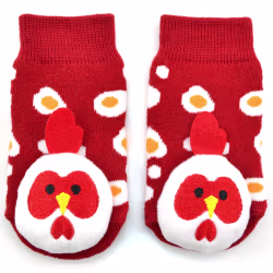 Chicken Boogie Toes Rattle Socks - Thumbnail 2