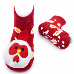 Chicken Boogie Toes Rattle Socks - Thumbnail 1