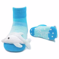 Baby Dolphin Boogie Toes Rattle Socks - Thumbnail 1