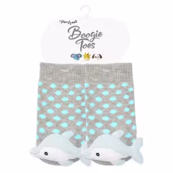 Baby Dolphin POLKA Boogie Toes Rattle Socks - Thumbnail 2