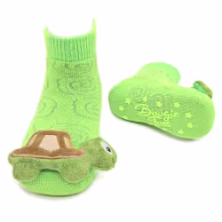 Green Turtle Boogie Toes Rattle Socks - Thumbnail 1