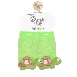 Green Turtle Boogie Toes Rattle Socks - Thumbnail 3