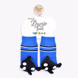 Baby Orca Whale Boogie Toes Rattle Socks - Thumbnail 3