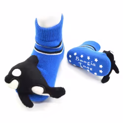 Baby Orca Whale Boogie Toes Rattle Socks - Thumbnail 1