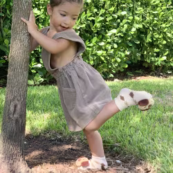 Brown Dog Boogie Toes Rattle Socks - Thumbnail 4