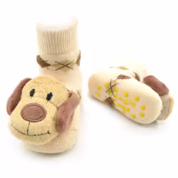 Brown Dog Boogie Toes Rattle Socks - Thumbnail 1