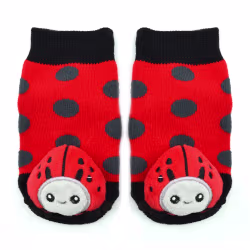 Ladybug Boogie Toes Rattle Socks - Thumbnail 3