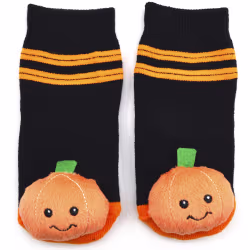 Pumpkin Halloween Boogie Toes Rattle Socks - Thumbnail 5