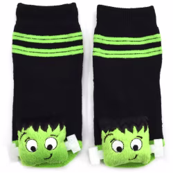 Frankenstein Halloween Boogie Toes Rattle Socks - Thumbnail 6