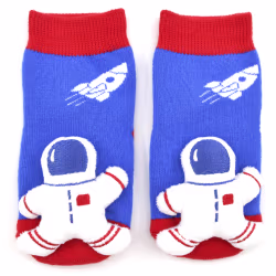 Baby Astronaut Boogie Toes Rattle Socks - Thumbnail 5