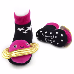 Pink Planet Boogie Toes Rattle Socks - Thumbnail 1