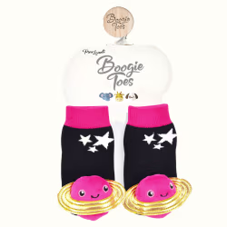 Pink Planet Boogie Toes Rattle Socks - Thumbnail 3