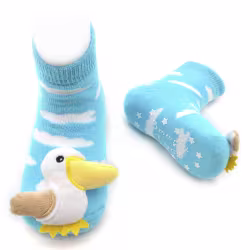 Baby Pelican Boogie Toes Rattle Socks - Thumbnail 1