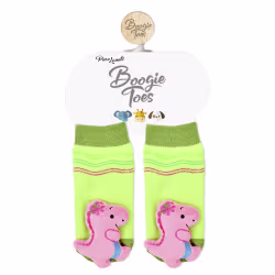 Pink T-Rex - Boogie Toes Rattle Socks - Thumbnail 3