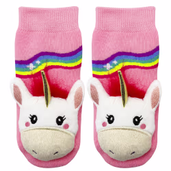 Pink Unicorn, Boogie Toes Rattle Socks - Thumbnail 2