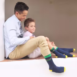 2 pair Sidekicks Investment Bank, Daddy and Me Socks Set - Thumbnail 2