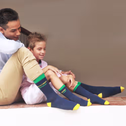 2 pair Sidekicks Investment Bank, Daddy and Me Socks Set - Thumbnail 4