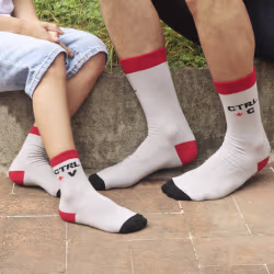 2 pair Sidekicks Ctrl+C Ctrl+V, Daddy and Me Socks Set - Thumbnail 4