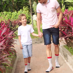 2 pair Sidekicks Ctrl+C Ctrl+V, Daddy and Me Socks Set - Thumbnail 3