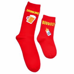 2 pair Sidekicks Drinking Buddies, Daddy and Me Socks Set - Thumbnail 1