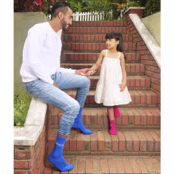 2 pair Sidekicks Boss / Real Boss, Daddy and Me Socks Set - Thumbnail 4