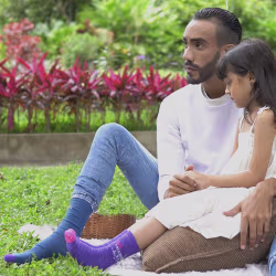 2 pair Sidekicks, Mr Fix It, Daddy and Me Socks Set - Thumbnail 4