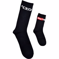 2 pair Sidekicks, CEO Startup, Daddy and Me Socks Set - Thumbnail 1