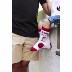 2 pair Sidekicks Grill Maestro BBQ, Daddy & Me Socks Set - Thumbnail 4