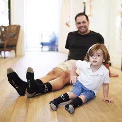 2 pair Sidekicks Pilot Co Pilot, Daddy & Me Socks Set - Thumbnail 2