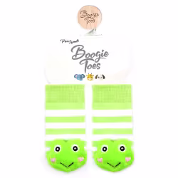Green Frog, 2-Pc Boogie Toes & Tight Baby Gift Set (6-18m) - Thumbnail 4