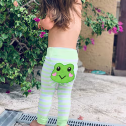 Green Frog, 2-Pc Boogie Toes & Tight Baby Gift Set (6-18m) - Thumbnail 3