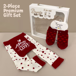 Made With Love, 2-Pc Boogie Toes & Tight Baby Gift Set (6-18m) - Thumbnail 1