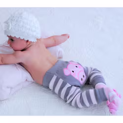 Pink Pig, 3-Pc Boogie Toes, Tight & Tee Baby Premium Gift Set - Thumbnail 9