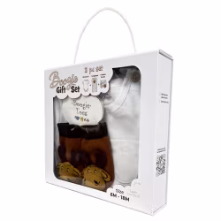 Moose, 3-Pc Boogie Toes, Tight & Tee Baby Premium Gift Set - Thumbnail 3