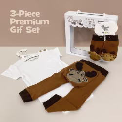 Moose, 3-Pc Boogie Toes, Tight & Tee Baby Premium Gift Set - Thumbnail 1