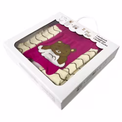 Sleepy Bear, 3-Pc Boogie Toes, Tight & Tee Baby Premium Gift Set - Thumbnail 8