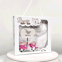 Toy Puppy, 3-Pc Boogie Toes, Tight & Tee Baby Premium Gift Set - Thumbnail 2