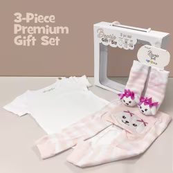 Toy Puppy, 3-Pc Boogie Toes, Tight & Tee Baby Premium Gift Set - Thumbnail 1