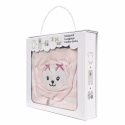 Toy Puppy, 3-Pc Boogie Toes, Tight & Tee Baby Premium Gift Set - Thumbnail 4