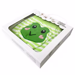 Green Frog, 3-Pc Boogie Toes, Tight & Tee Baby Premium Gift Set - Thumbnail 6